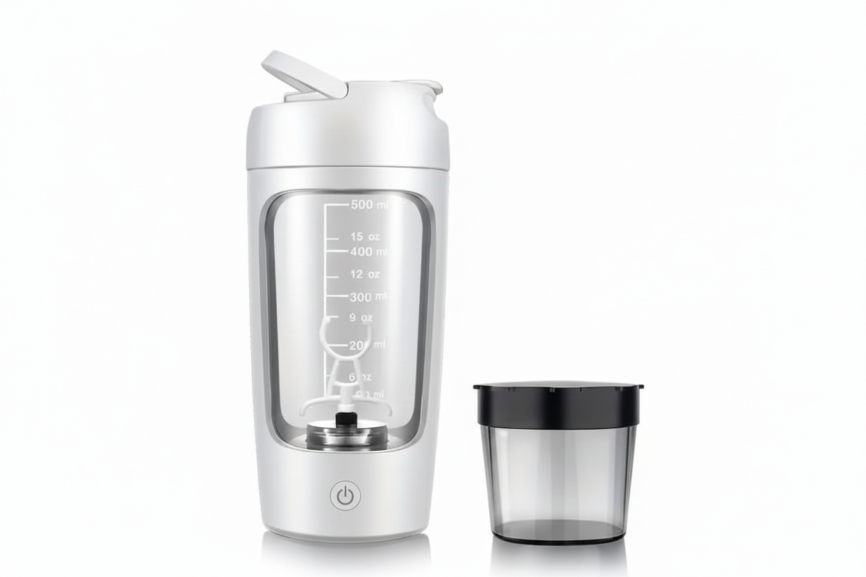 The Vibe Shaker — Arctic White.